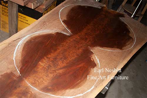 designing this custom made round end table for the client designing this custom made round end table for the client